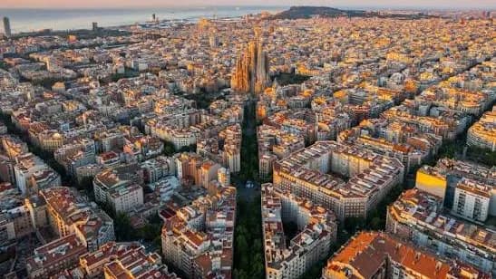 Vista de Barcelona, España