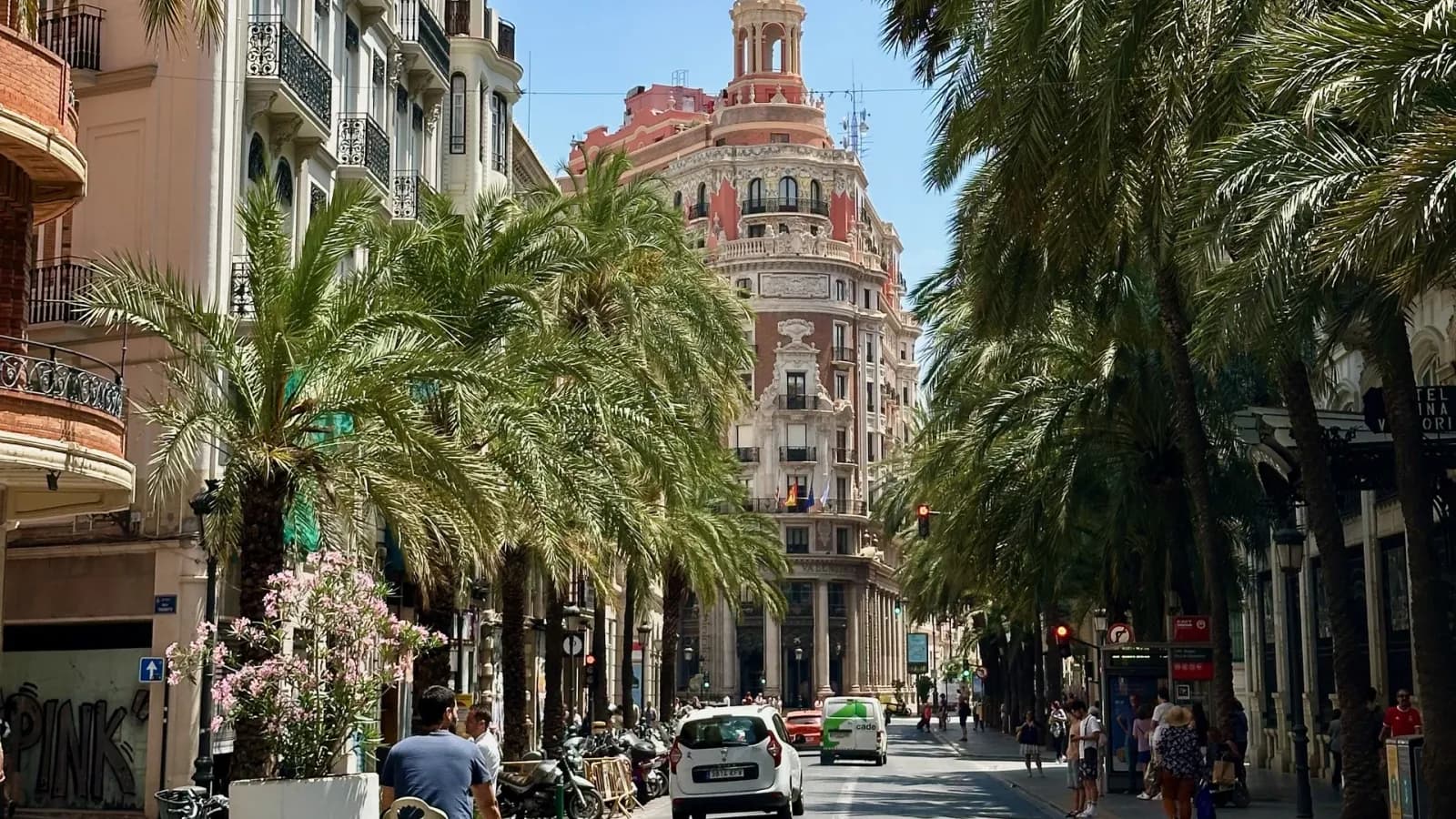 Vista de Valencia, España